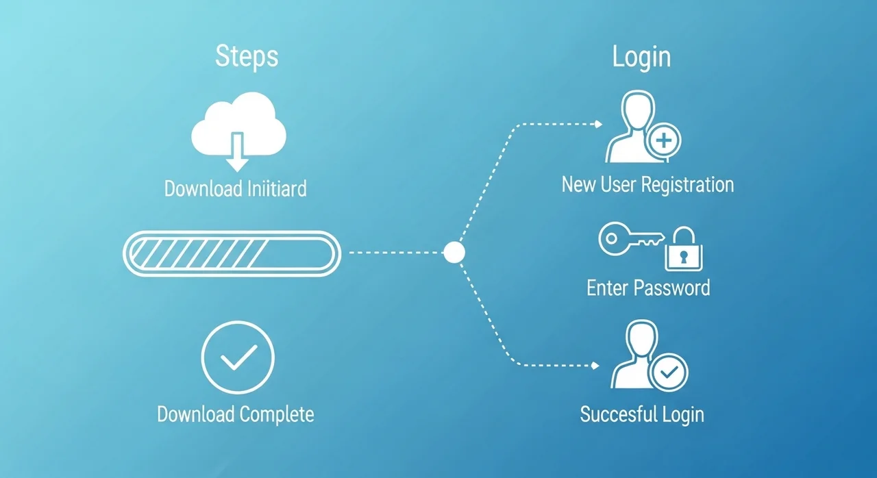 모바일 중계 시청을 위한 3단계 스텝