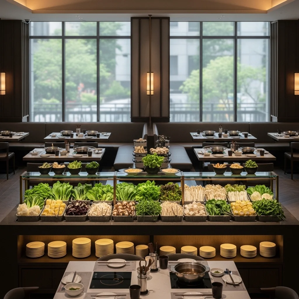 첫 번째 남자 촬영지 화제, 파주 운정 봄담아 샤브샤브