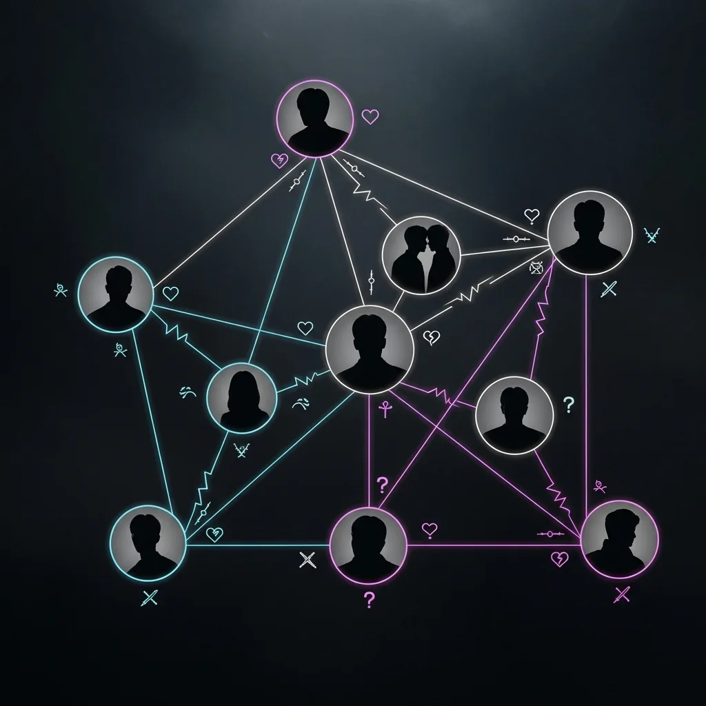 9회 주요 등장인물과 관계 구조 정리