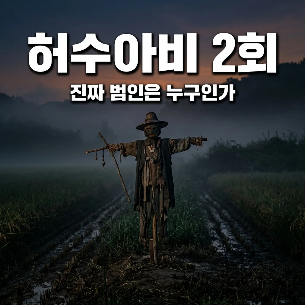 허수아비 2회 범인 유력 용의자 분석! 이기범 정체와 결정적 떡밥 정리
