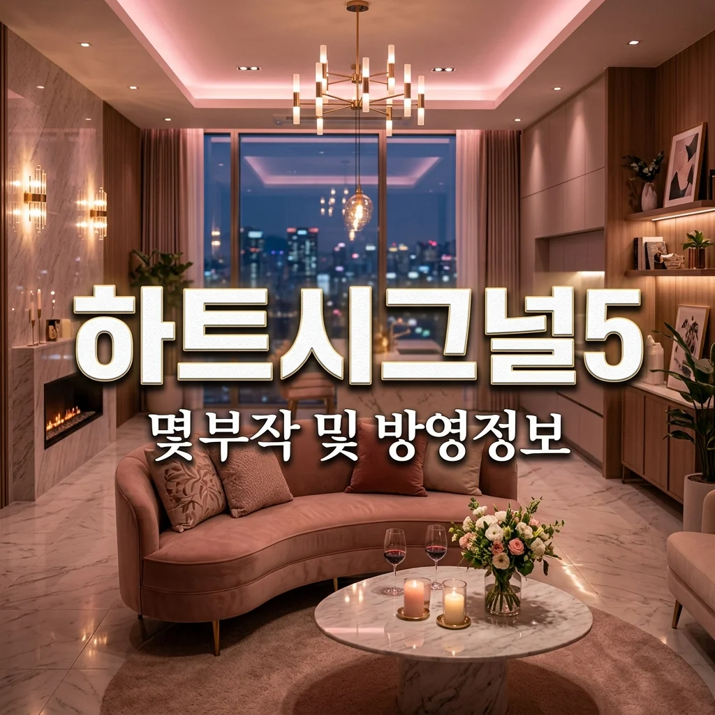 하트시그널5 몇부작? 방영 일정 및 OTT 시청 방법 총정리
