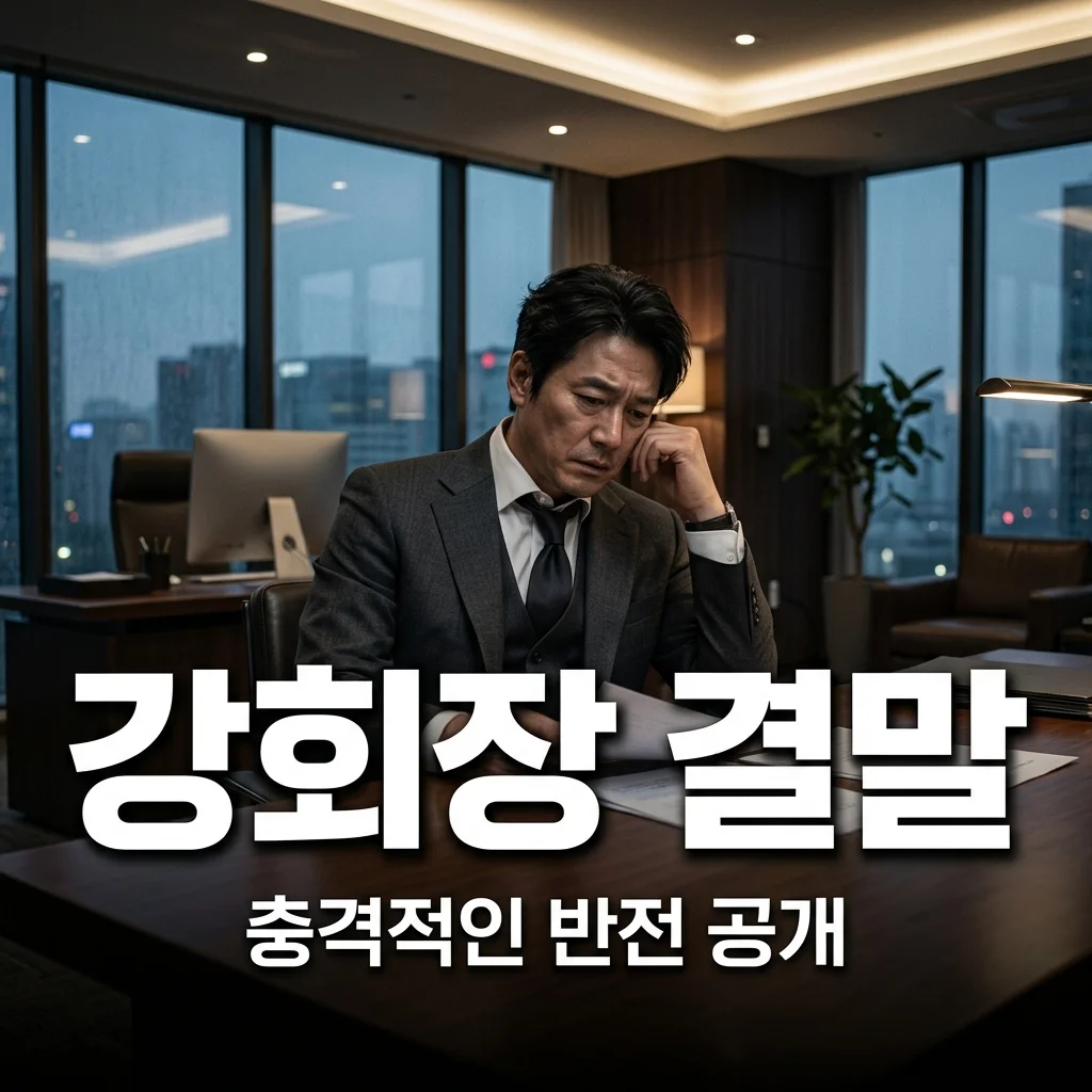 신입사원 강회장 웹툰 결말 스포! 충격적인 반전과 드라마 차이점 총정리