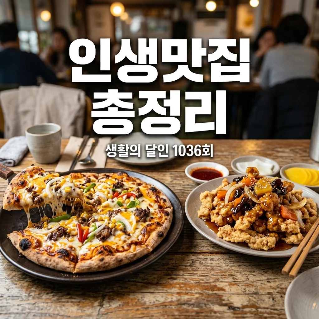 생활의 달인 1036회 구례 치즈피자 포천 상추쌈 탕수육 위치 및 메뉴 총정리