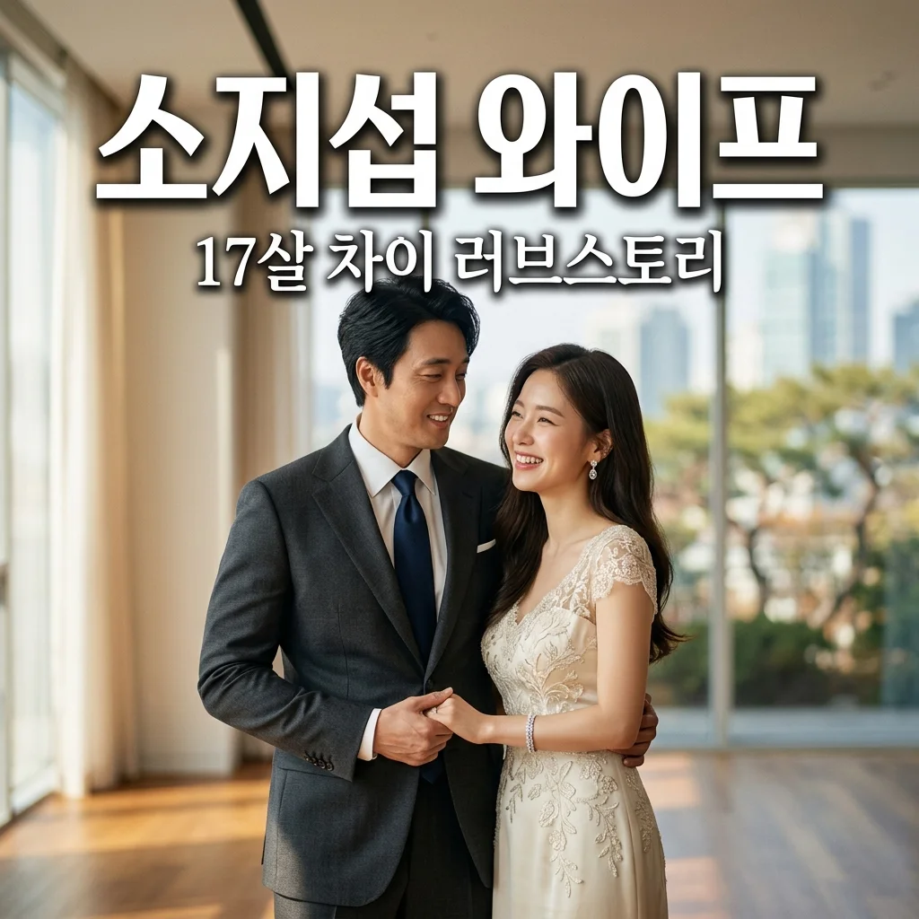 소지섭 와이프 조은정 누구? 17살 나이차 극복한 러브스토리와 근황