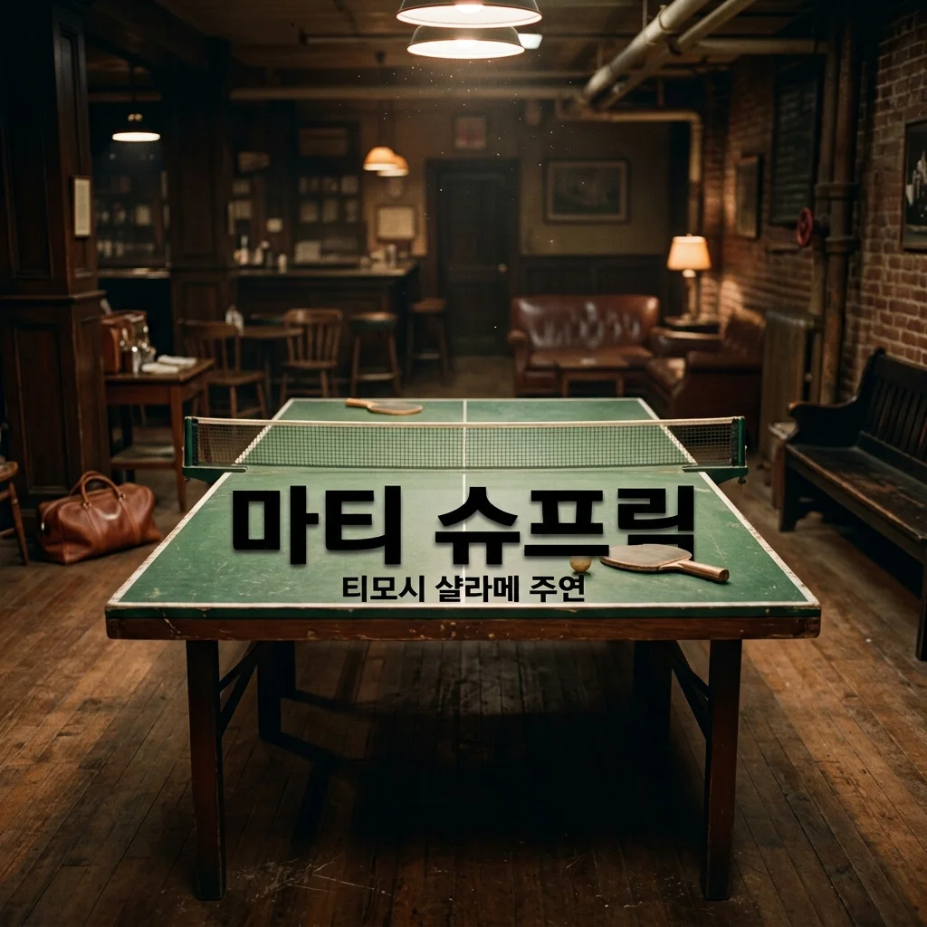 마티 슈프림 정보 개봉일 줄거리 티모시 샬라메의 탁구 인생 연기 총정리