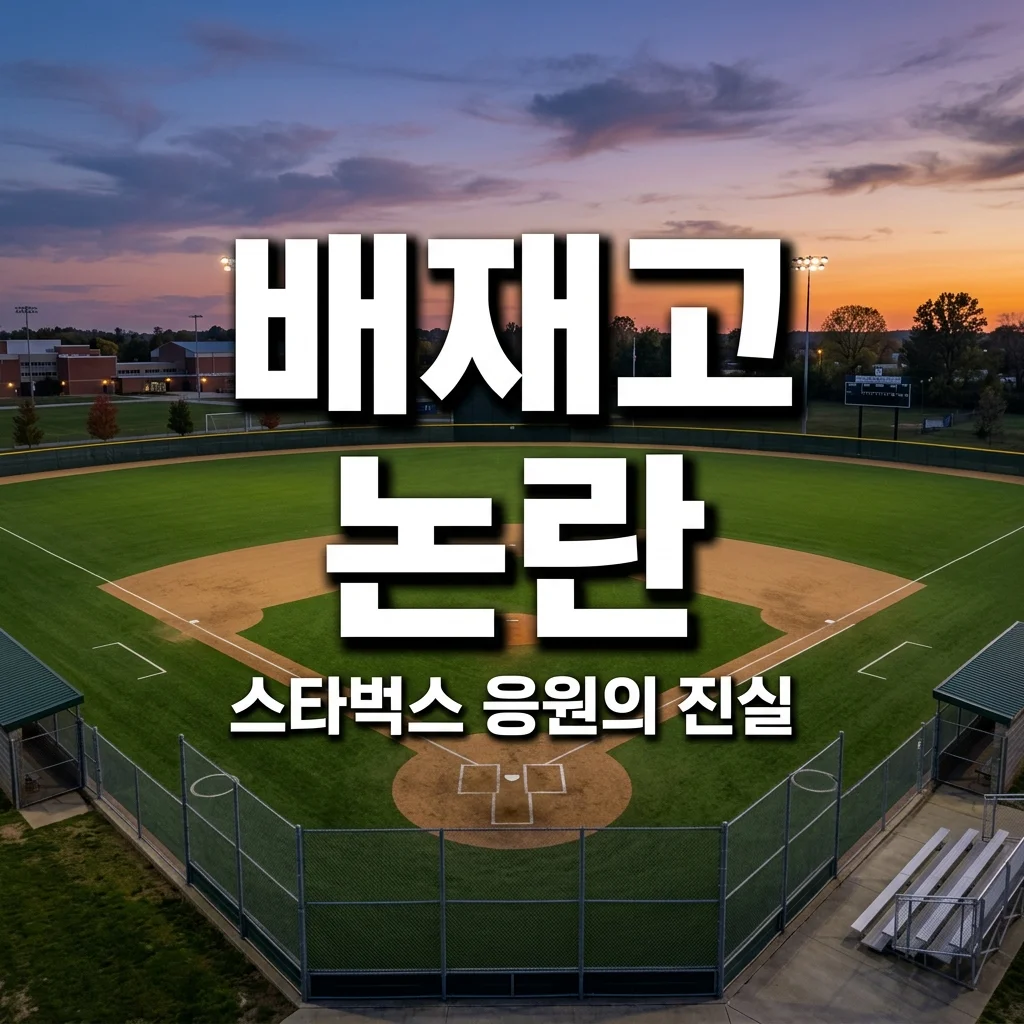 배재고 야구부 스타벅스 응원 논란 총정리! 단순 장난일까, 지역 비하일까?