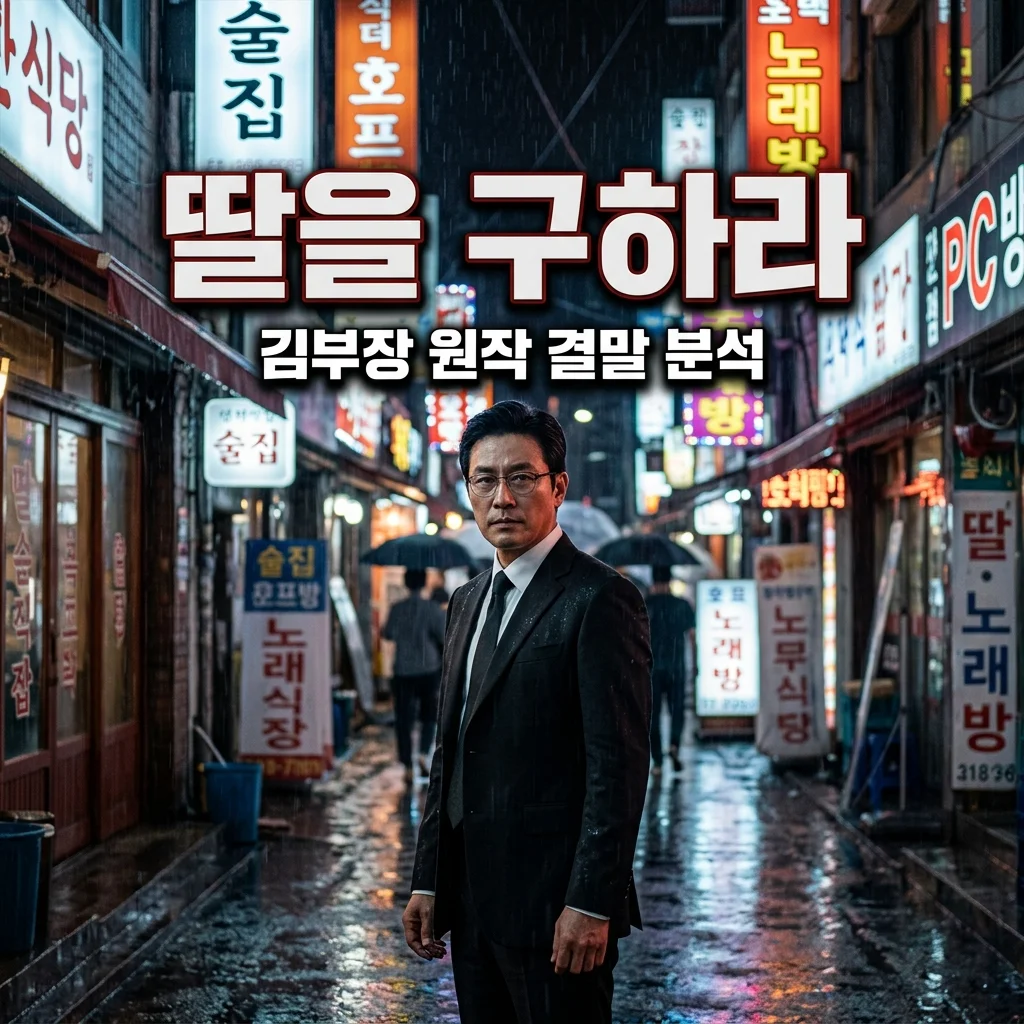 김부장 원작 결말 소지섭 딸 구함? 웹툰 스포일러 및 드라마 관전 포인트 정리