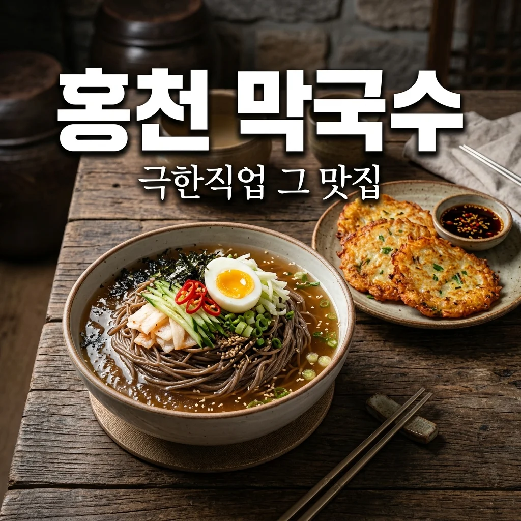 극한직업 막국수 홍천 검산막국수 위치 메뉴 주차 방문 꿀팁 총정리