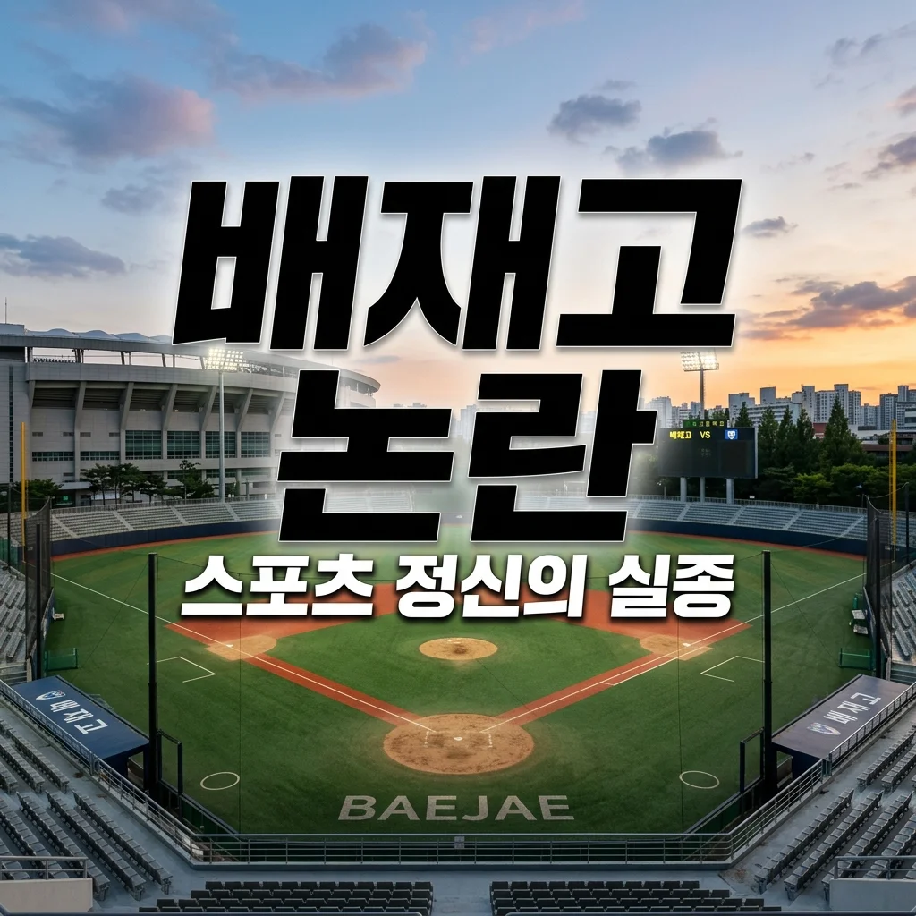 배재고 야구부 응원 논란 총정리, '스타벅스' 구호 의미와 6개월 출전 정지 후폭풍은?