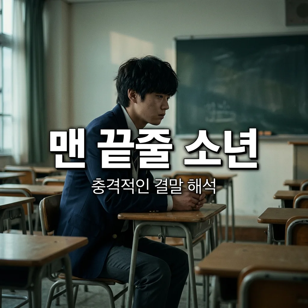 맨 끝줄 소년 결말 해석 및 원작 비교: 넷플릭스가 던진 충격적인 메시지
