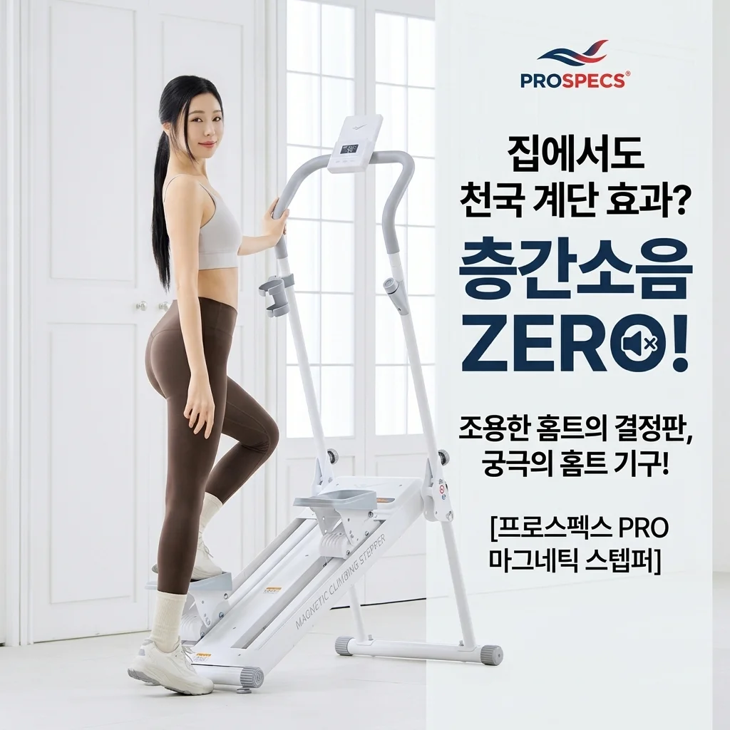[프로스펙스 프로 마그네틱 스텝퍼] 집에서 천국의 계단? 층간소음 걱정 없는 홈트 끝판왕!