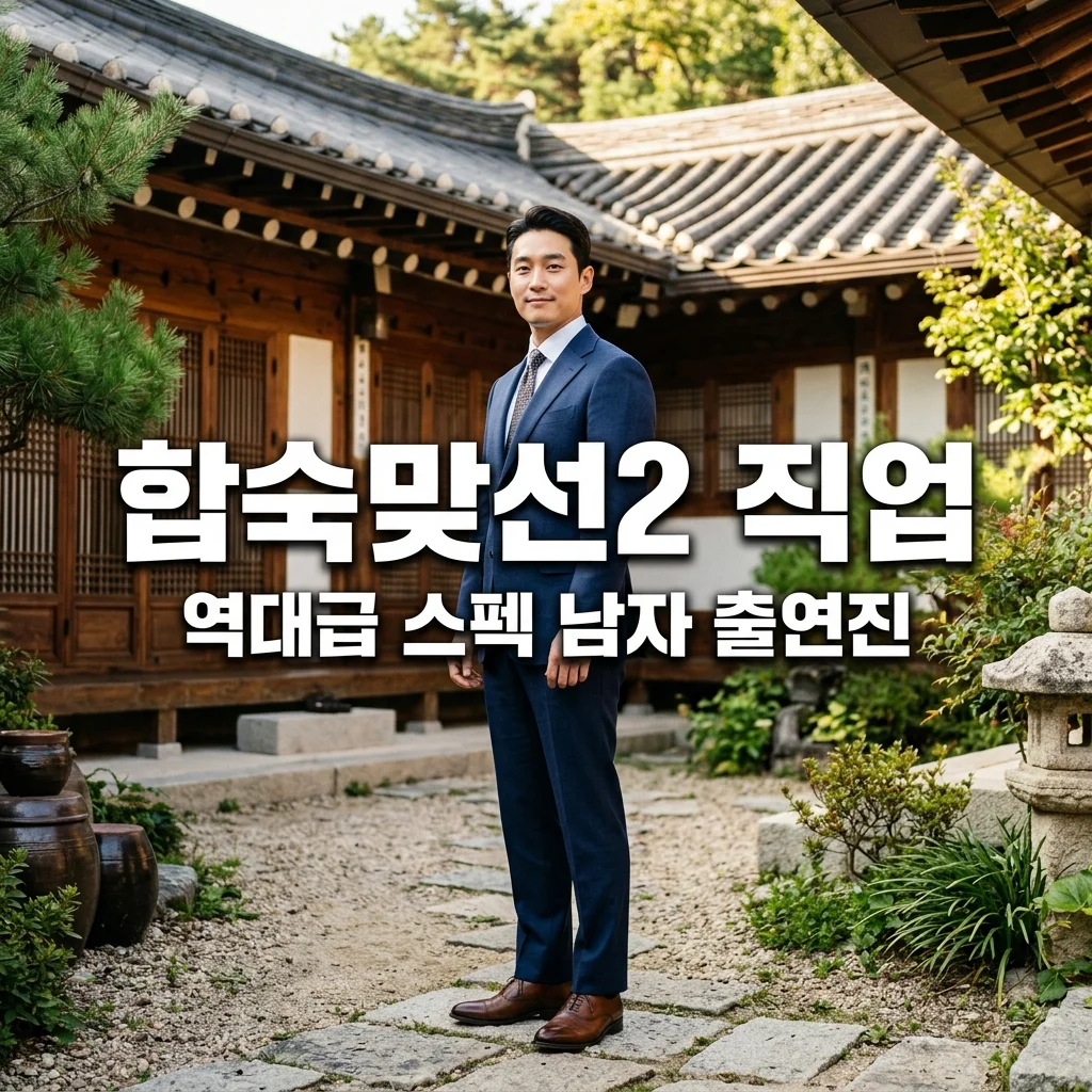 합숙맞선2 남자 직업 총정리! 변호사부터 아나운서까지 역대급 스펙 분석