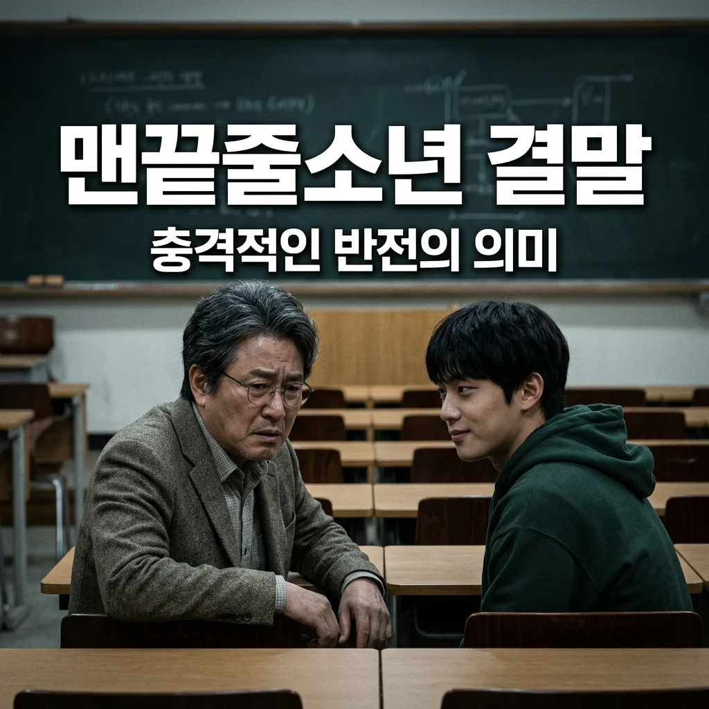 맨끝줄소년 결말 해석: 최민식의 파멸과 최현욱의 반전, 원작과의 결정적 차이는?