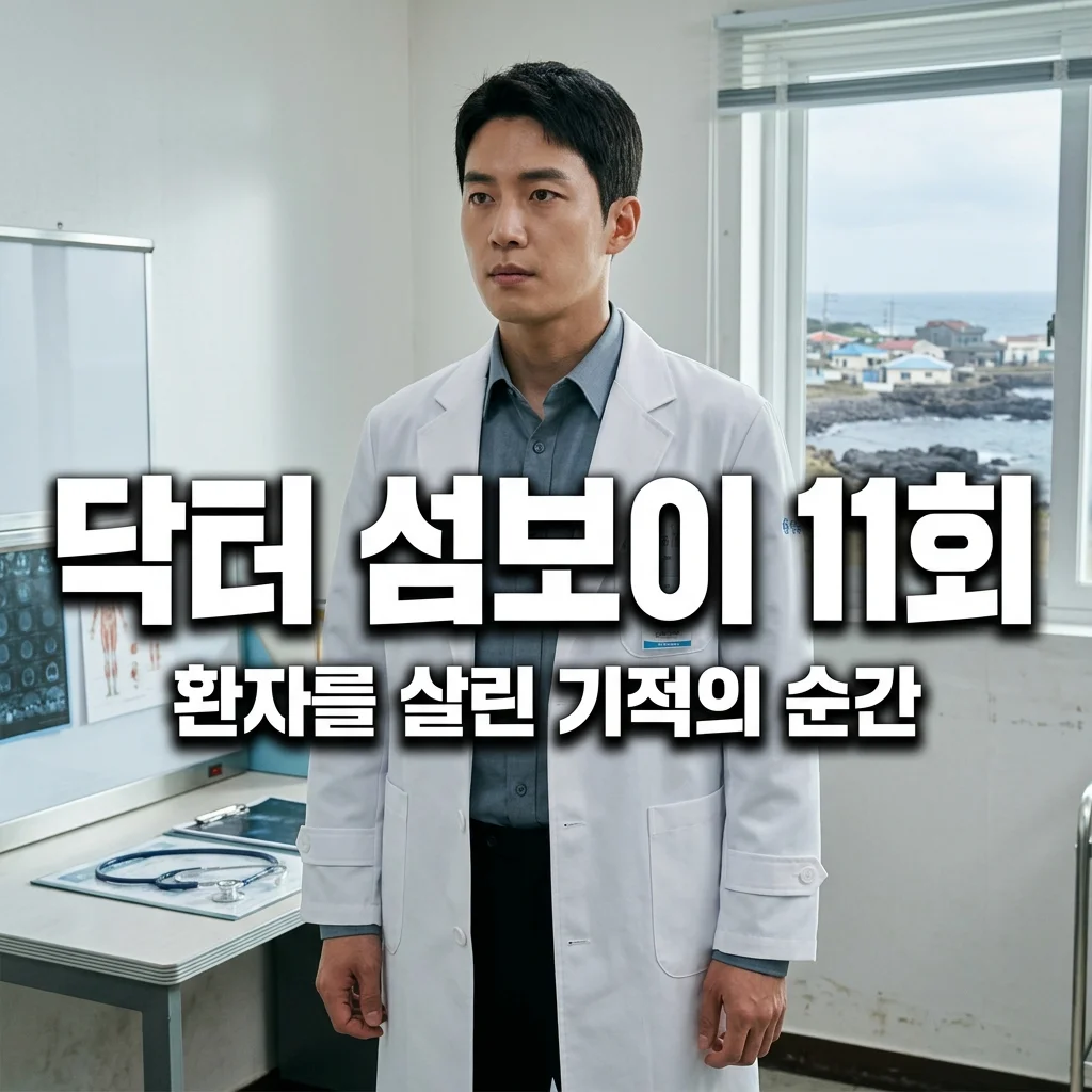 닥터섬보이 11회 줄거리 리뷰: 각성한 도지의 한방! 군수와의 갈등과 12회 결말 예고