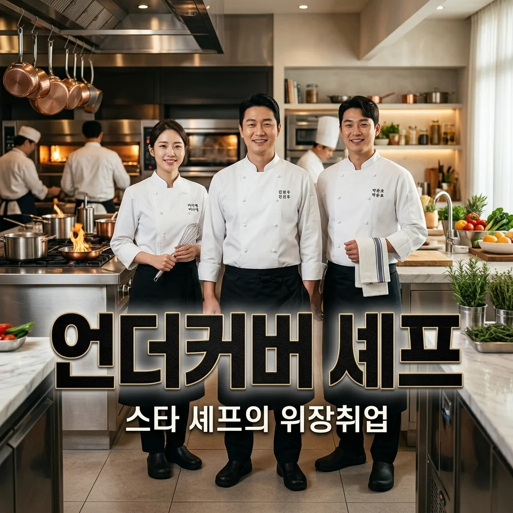언더커버 셰프 몇부작? 출연진 OTT 재방송 정보까지 한눈에 확인하세요!
