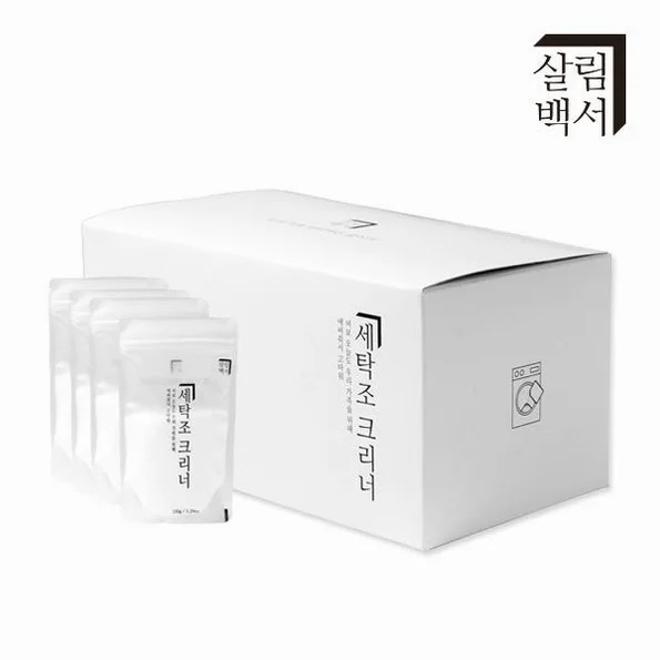 1+1 살림백서 세탁조 클리너 드럼세탁기 청소 통돌이 통세척 8회분 상세 이미지 2