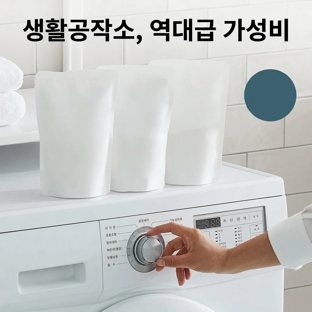 3+3 통돌이 세탁조 클리너 생활공작소, 아직도 묵은 때 그대로 쓰세요? 역대급 가성비 꿀팁