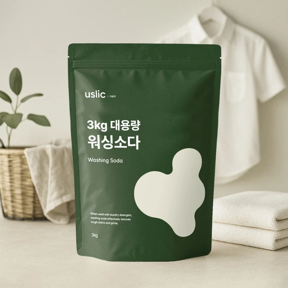 어슬릭 워싱소다 탄산소다 탄산나트륨 강알칼리세제 염기성 3kg, 2개 상세 이미지 1