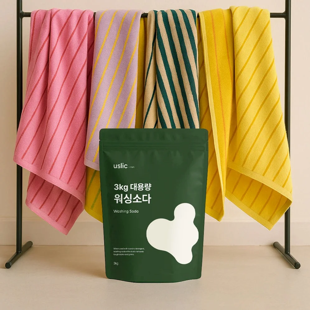어슬릭 워싱소다 탄산소다 탄산나트륨 강알칼리세제 염기성 3kg, 2개 상세 이미지 2