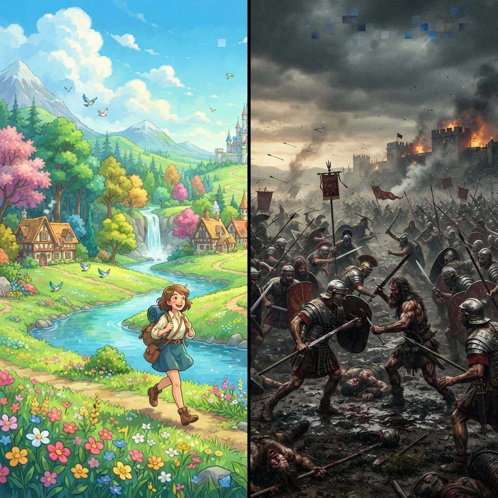 실사 vs 애니메이션, 무엇이 어떻게 달라졌을까?