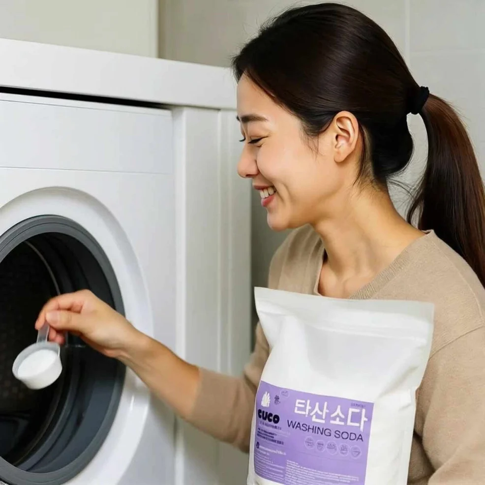순수 워싱소다 탄산소다 5kg 프리미엄 미국산 알칼리 세탁세제 사용법 빨래냄새 쉰내 얼룩 상세 이미지 2