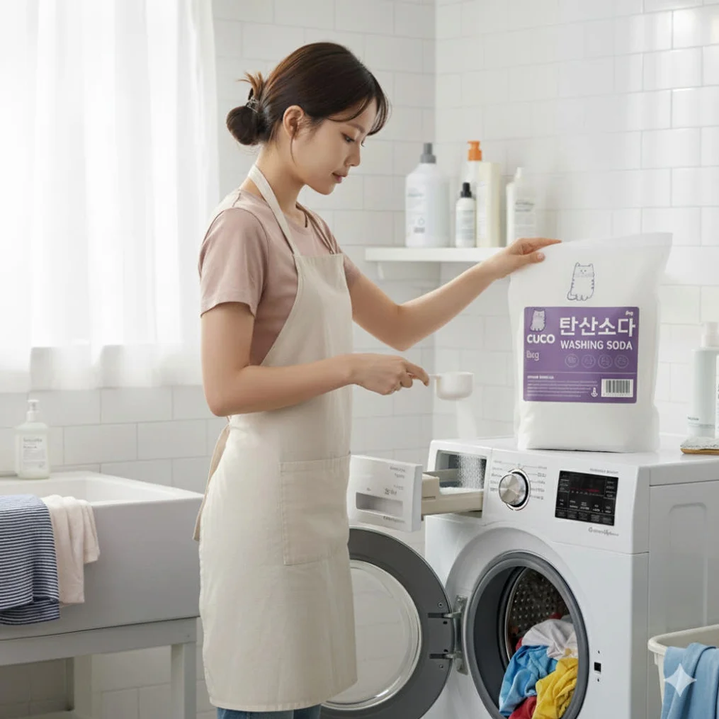 순수 워싱소다 탄산소다 5kg 프리미엄 미국산 알칼리 세탁세제 사용법 빨래냄새 쉰내 얼룩 상세 이미지 4