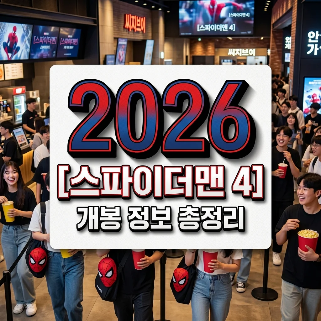 스파이더맨 4 개봉일 출연진 빌런 총정리! 브랜드 뉴 데이 모든 정보