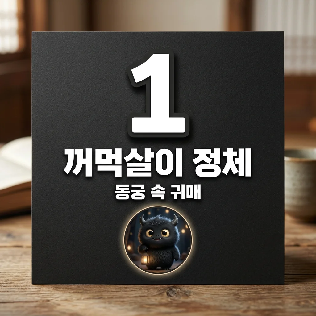 동궁 꺼먹살이 정체와 유래, 귀여운 외모 뒤 숨겨진 소름 돋는 뜻 정리