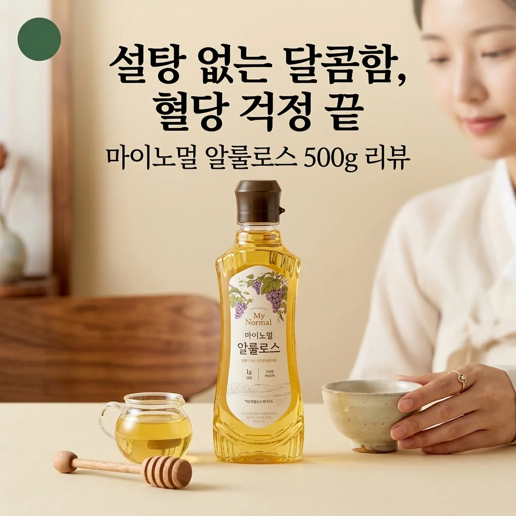 마이노멀 알룰로스 500g, 설탕 없이 단맛 내는 법? 혈당 걱정 없는 꿀템 후기