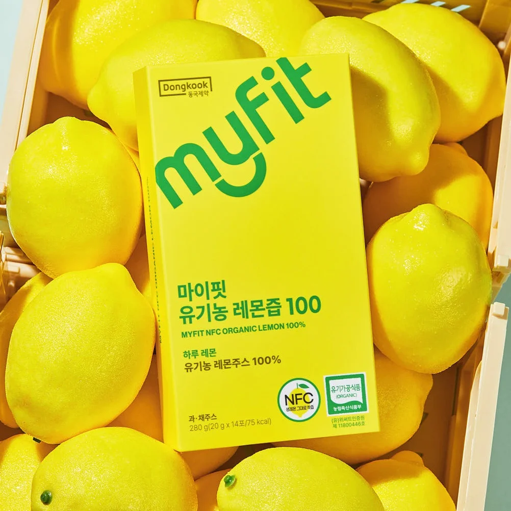 [4+4] 동국제약 마이핏 유기농 레몬즙 100% 레몬수 레몬원액 14포, 8개 [원산지:상세설명에 표시] 상세 이미지 4
