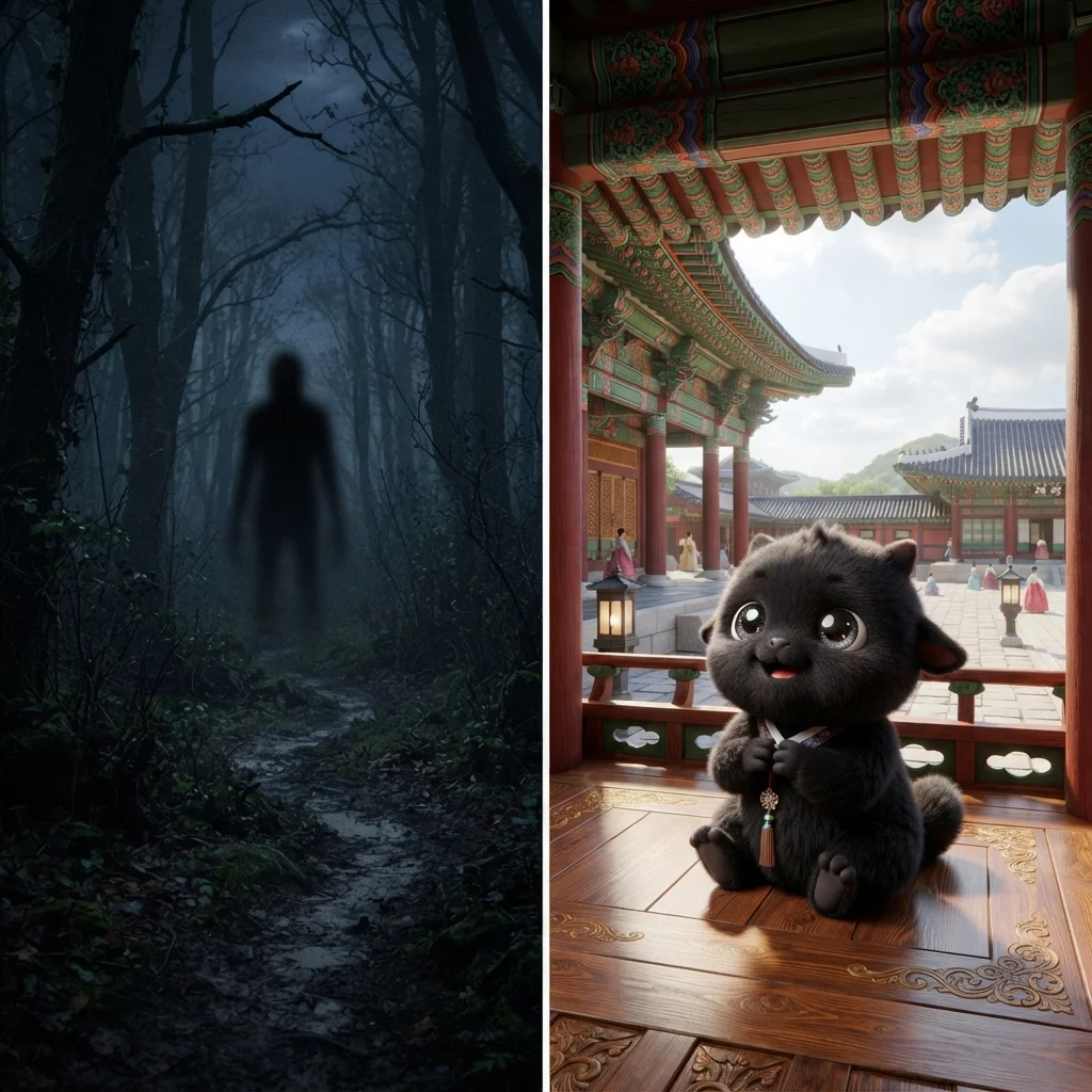 도시전설 vs 드라마, 꺼먹살이의 정체 비교