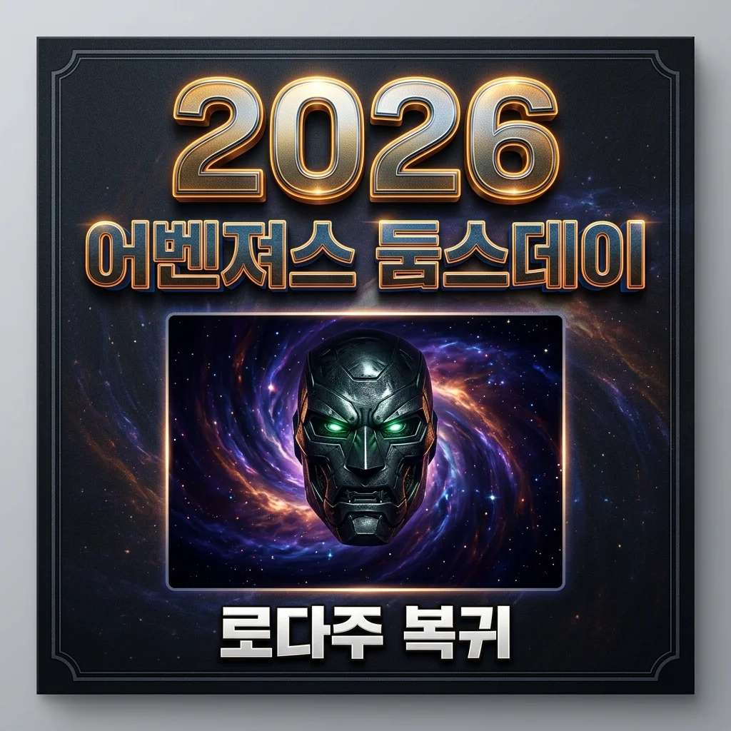 어벤져스 둠스데이 개봉일 및 로다주 닥터 둠 복귀 분석 총정리