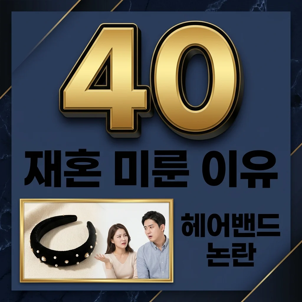 심규덕 이아영 재혼 미룬 이유, 40만원 헤어밴드 논란과 경제적 가치관 차이 분석