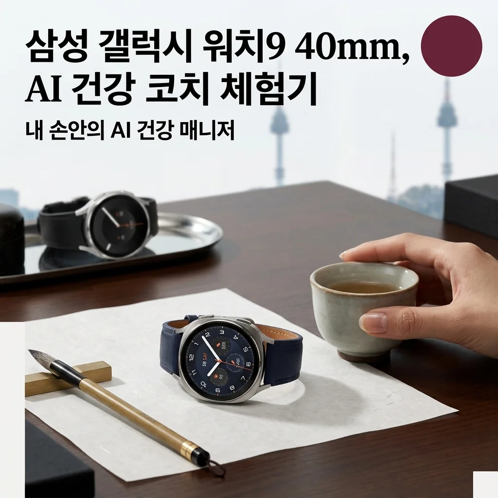 삼성 갤럭시 워치9 40mm, AI 건강 코치 하나로 삶의 질 수직 상승한 후기