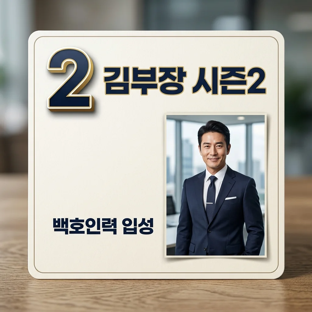 김부장2 제작 확정? 소지섭의 백호인력 취업과 시즌2 떡밥 총정리