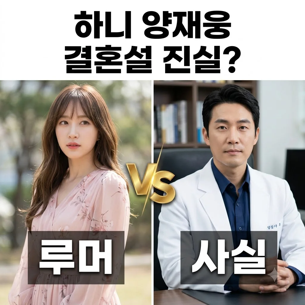 하니 양재웅 결혼설 진실? 드라마 '사랑이 온다' 복귀 및 관계 총정리