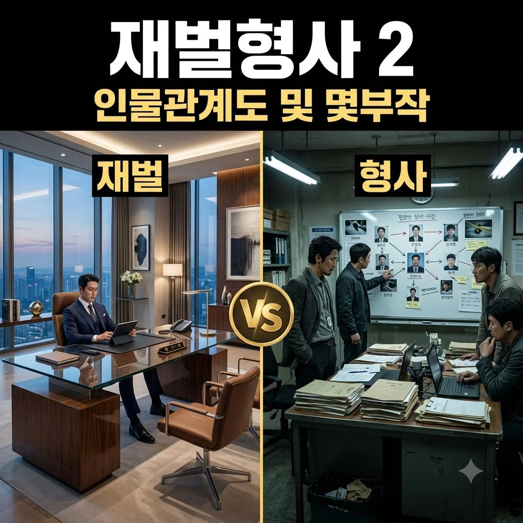 재벌형사2 등장인물관계도 몇부작? OTT 출연진 및 시청 포인트 총정리