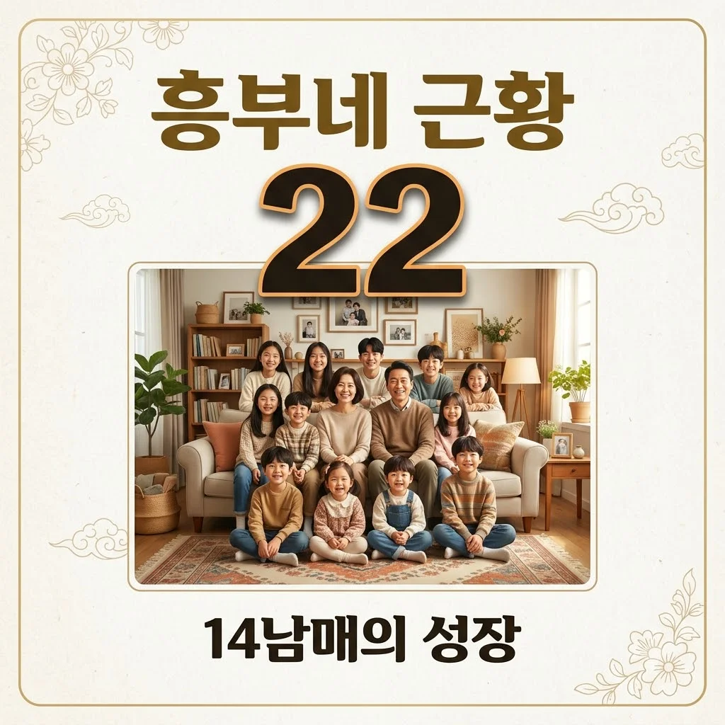 흥부네 11남매 근황, 지금은 14남매? 22명 대가족이 된 놀라운 사연
