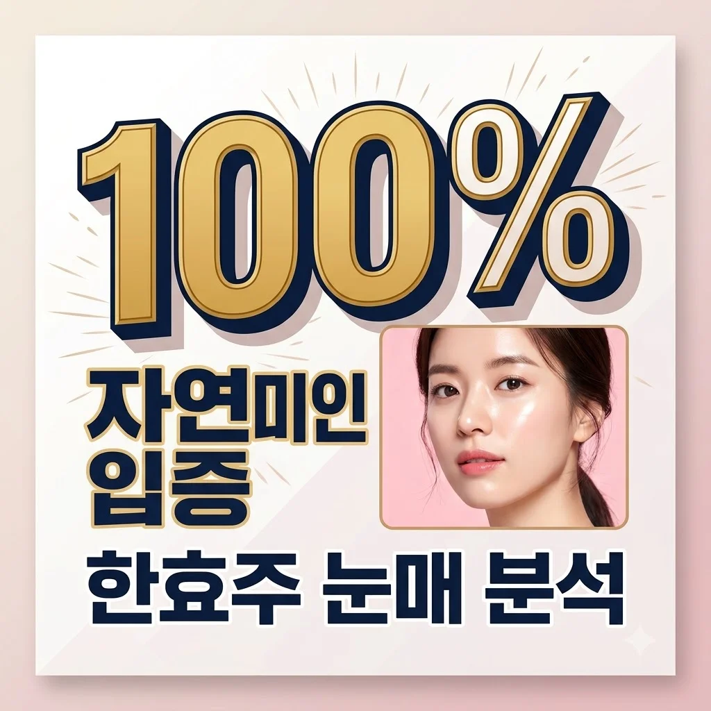한효주 눈매 변화, 자연미인 특권이라 불리는 진짜 이유는? (과거 사진 분석)