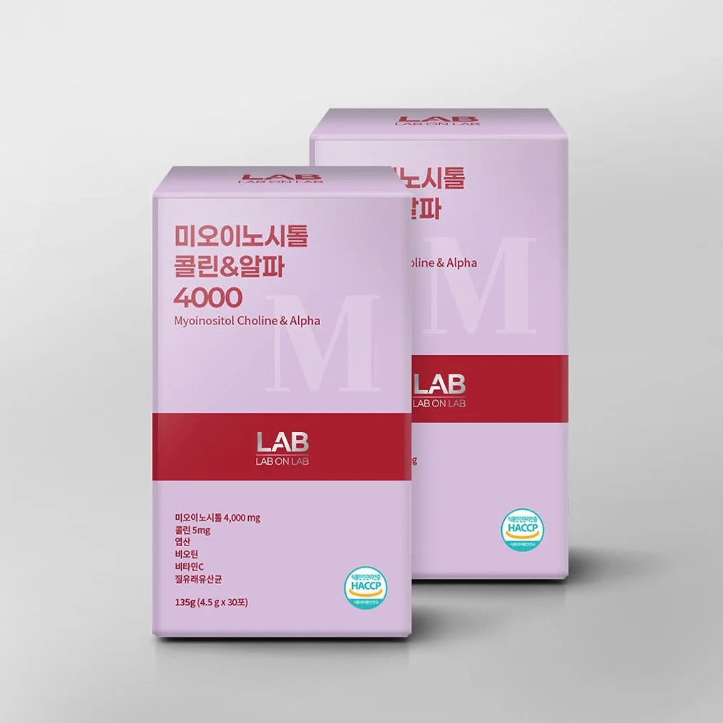 2+2 랩온랩 미오 이노시톨 4000 4.5g 질 유래 유산균 30포, 4개 [원산지:인도] 상세 이미지 5