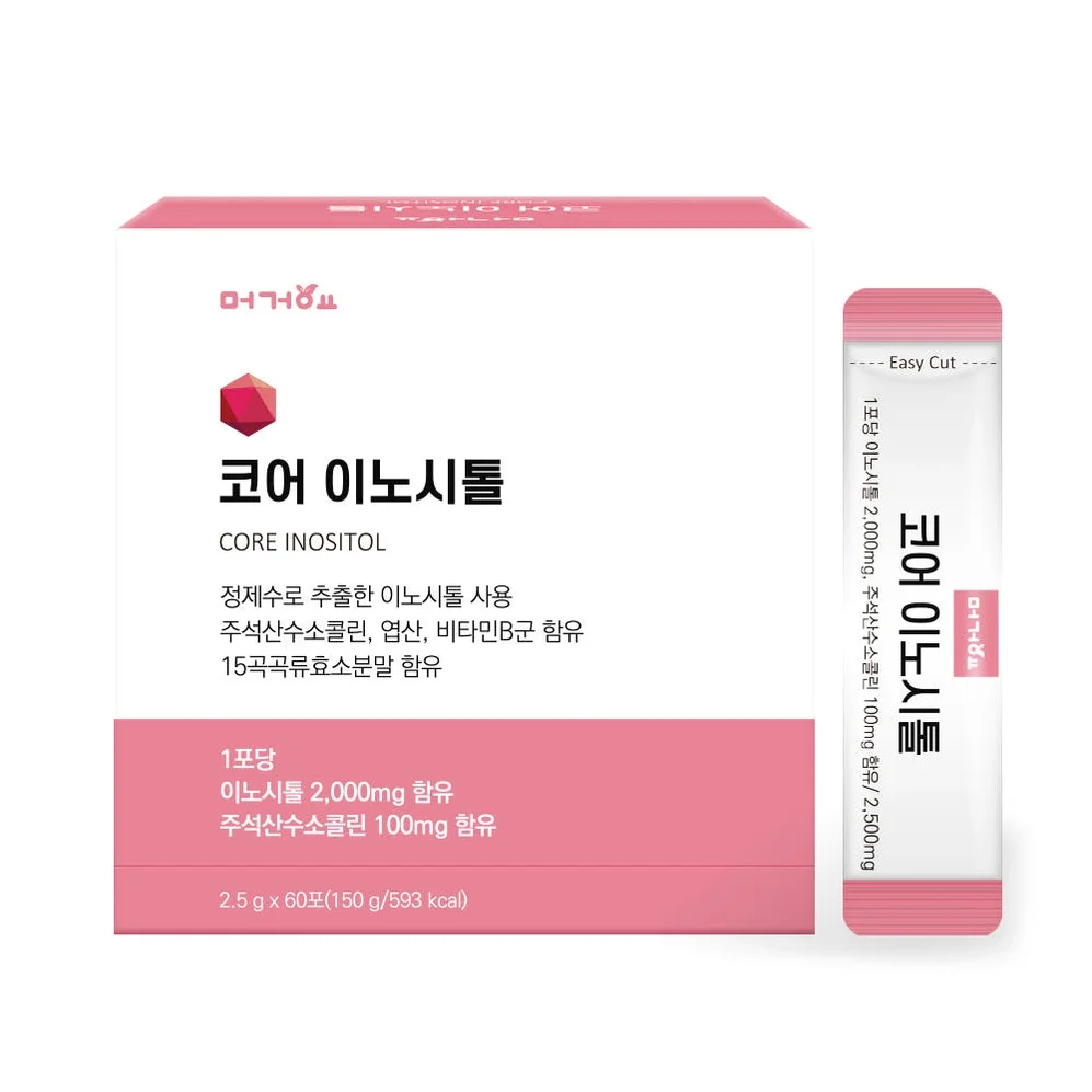 머거요 코어 이노시톨 / 콜린 미오이노시톨 엽산 비타민B 임신준비 임산부 60포, 1개 [원산지:국산] 상세 이미지 1