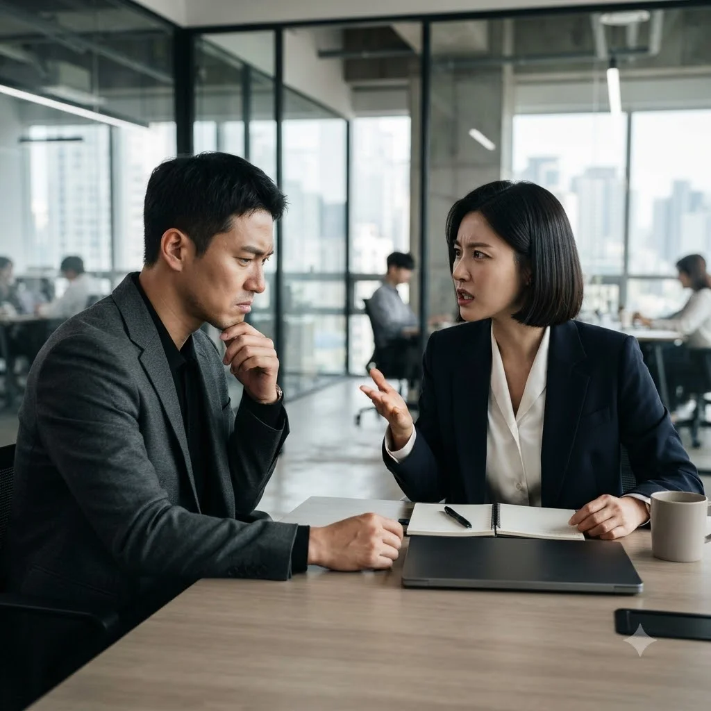 줄거리: 남들에겐 웨딩을, 자신들에겐 이혼을?