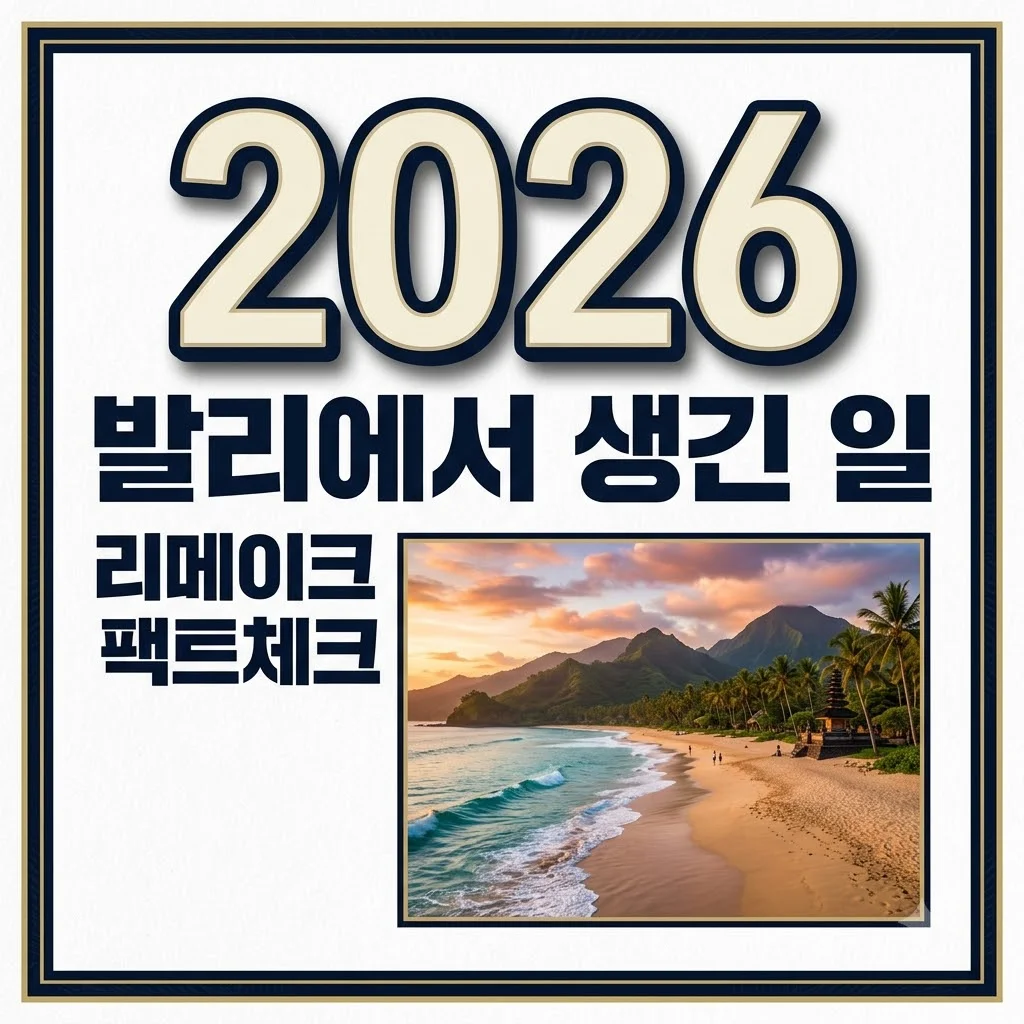 발리에서 생긴 일 리메이크 캐스팅 류준열 구교환? 루머 팩트체크 및 원작 분석
