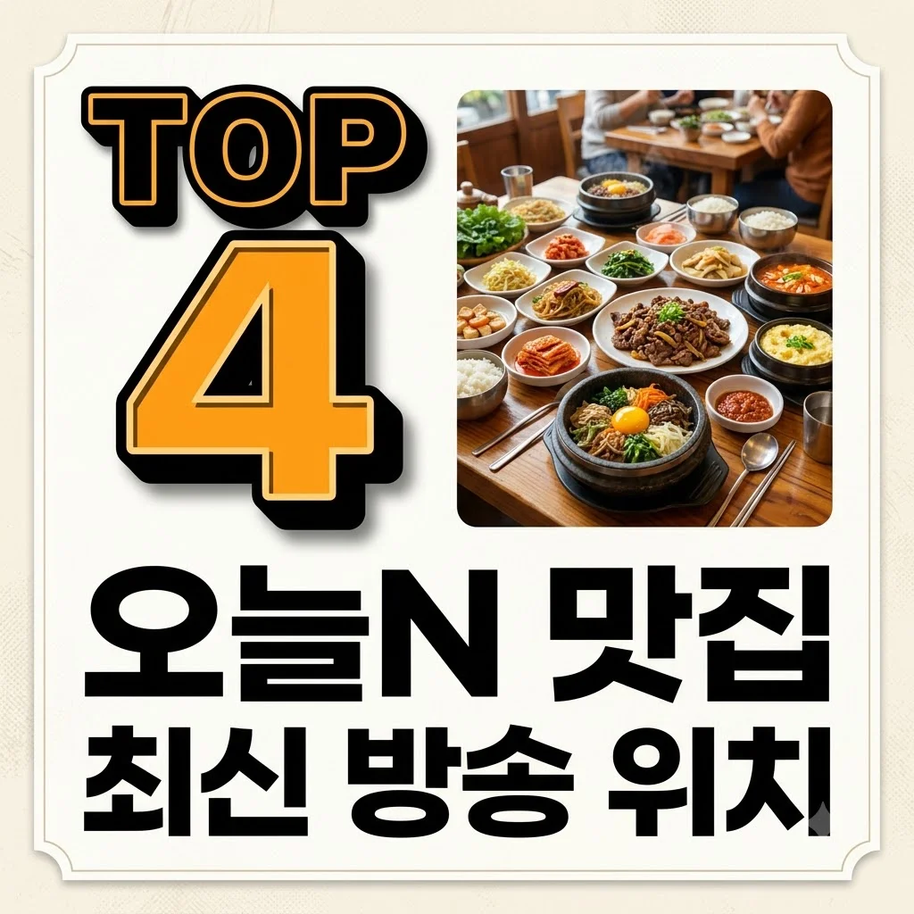 MBC 오늘N 맛집 위치 어디? 최신 방송 식당 리스트 및 메뉴 총정리