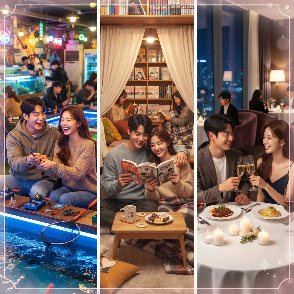 설렘 폭발! 두 사람의 데이트 코스 따라잡기