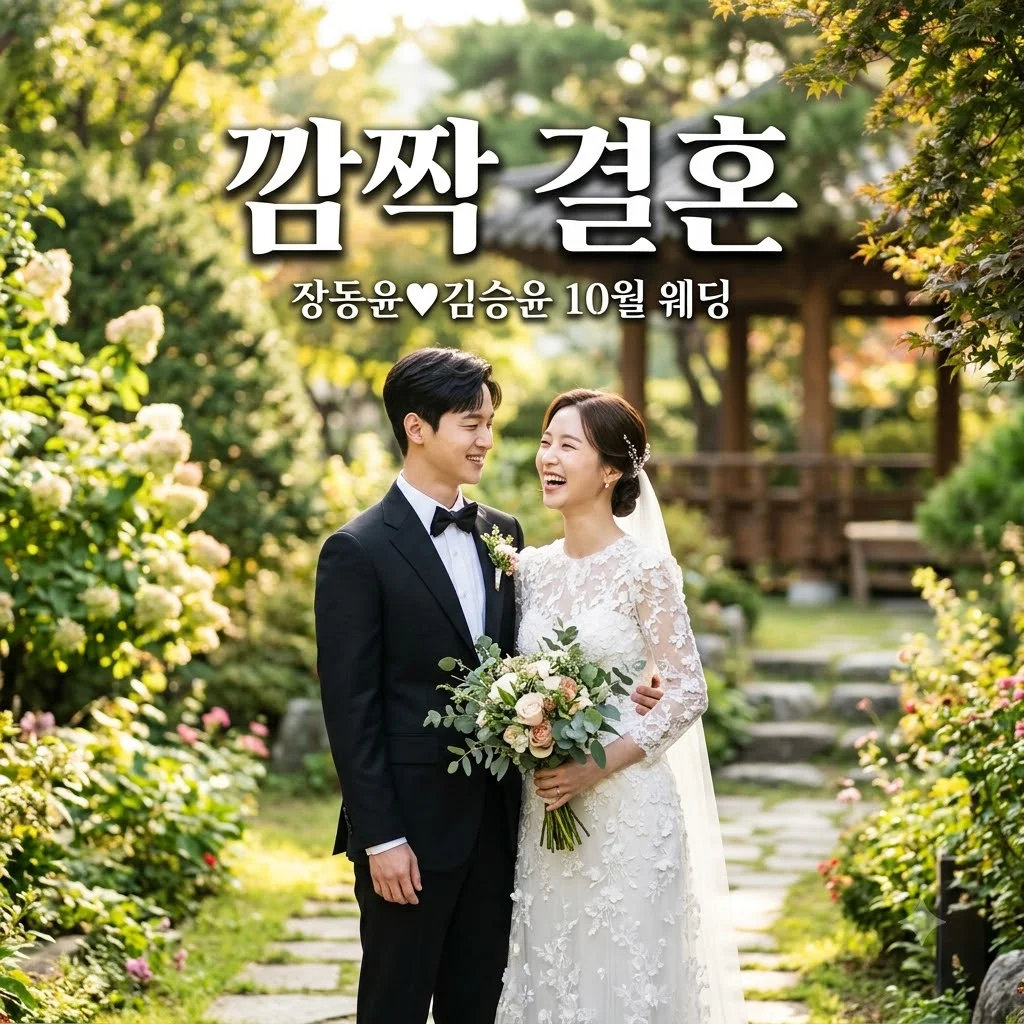 장동윤♥김승윤 결혼 발표! 5살 연하 예비신부 정체와 10월 결혼 일정 총정리