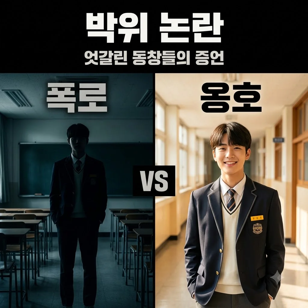 박위 파묘 논란, 동창 충돌과 학폭 의혹 진실공방 핵심 요약