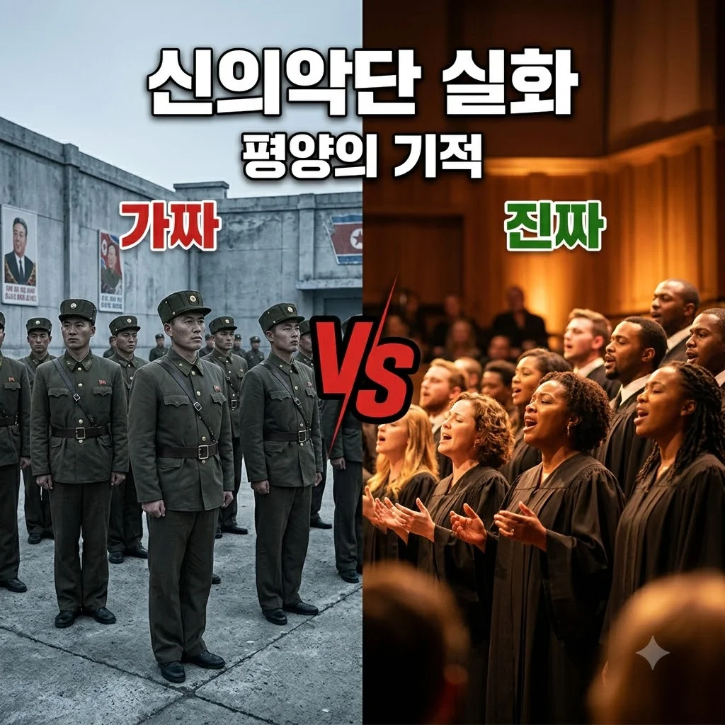 신의악단 실화일까? 1994년 평양 칠골교회 가짜 부흥회 사건의 진실