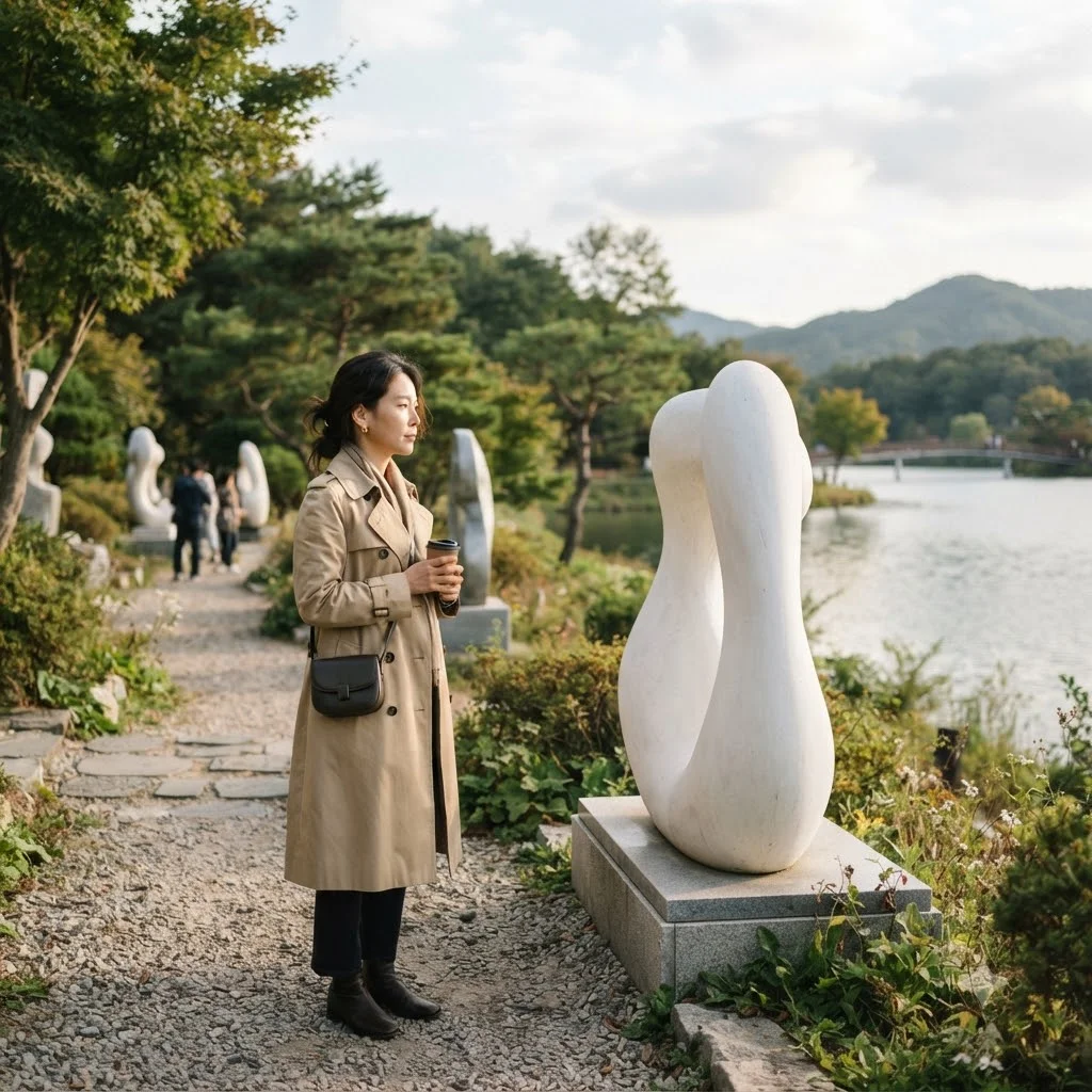 석촌호수와 예술의 만남, 야외 정원 전시 감상법