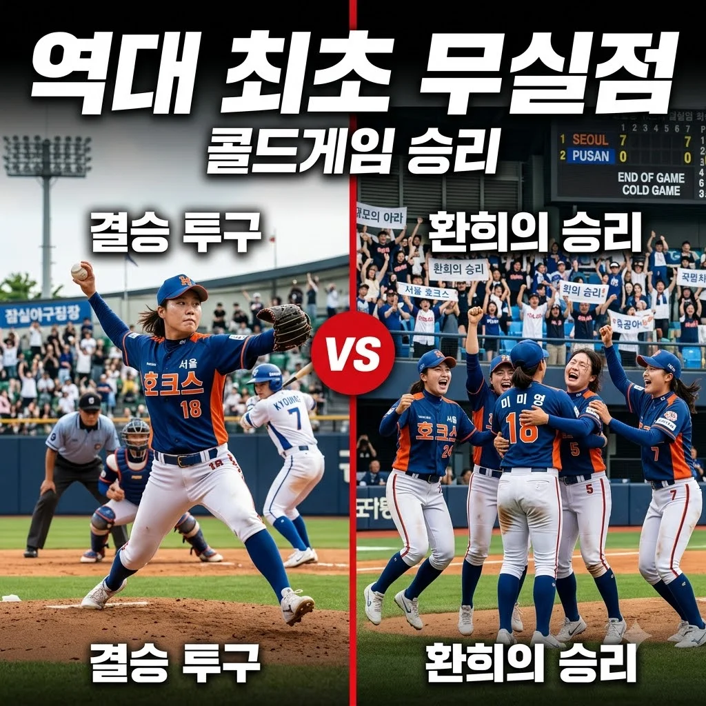 야구여왕2 역대 최초 무실점 콜드게임 달성! 대기록의 전말과 관전 포인트